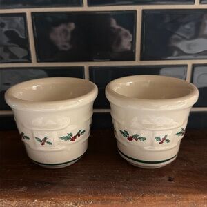 Longaberger ceramic votive holder